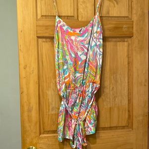 Lilly Pulitzer Deanna Multicolor Romper (Size L)